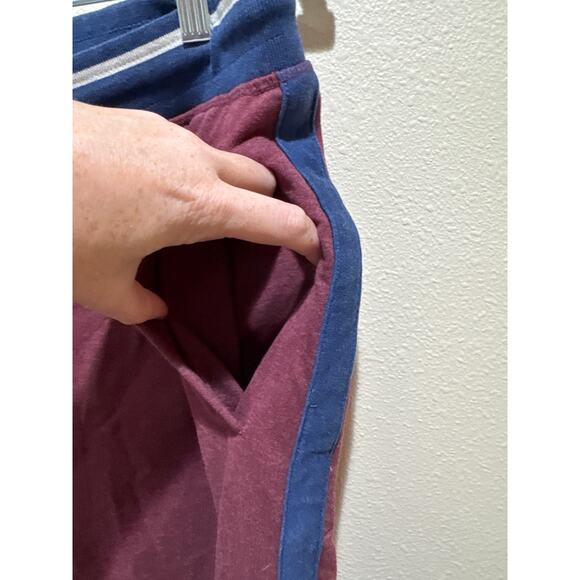 Psycho Bunny Brushed Fleece Jogger Pant mens XL red blue - Picture 5 of 6